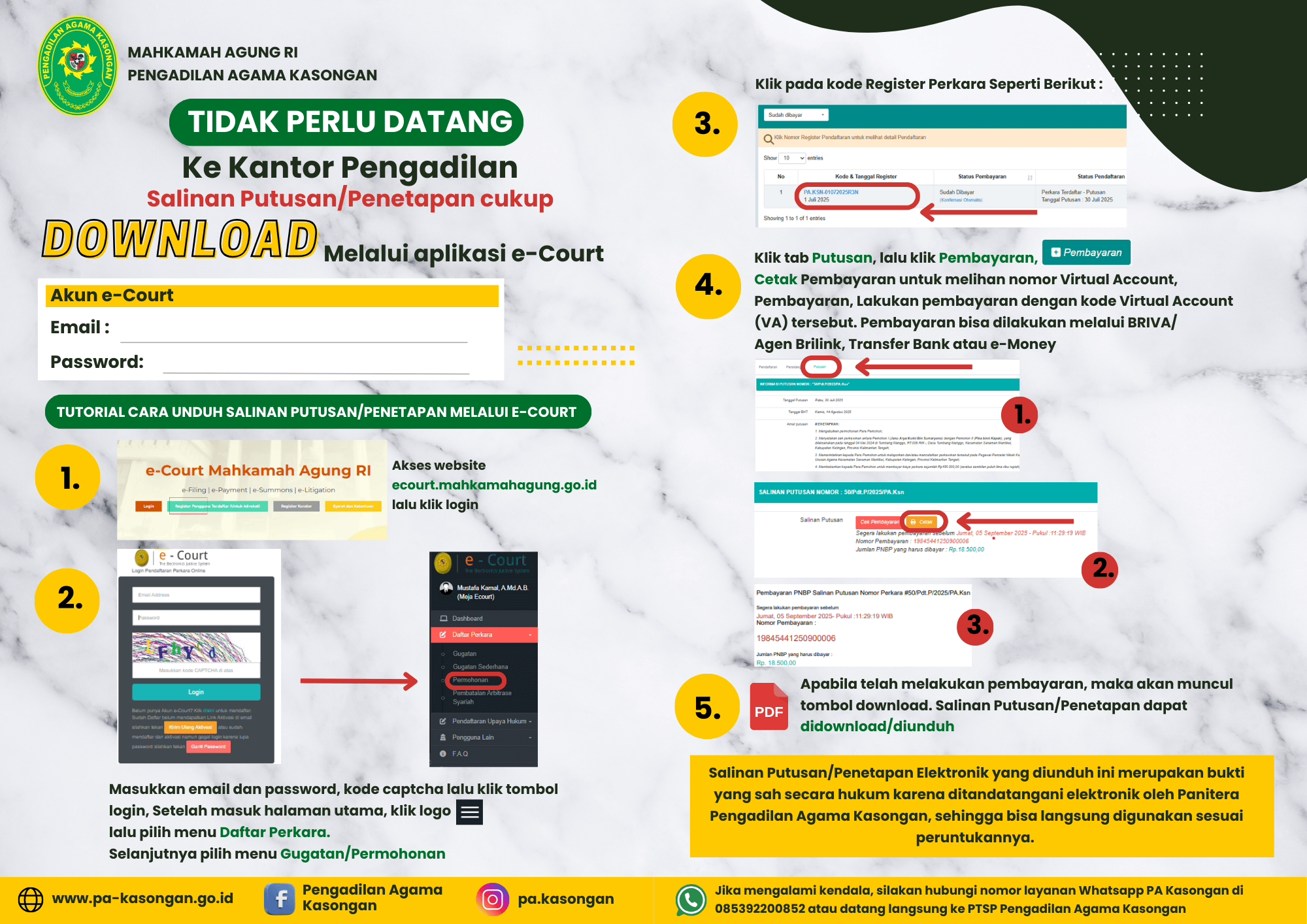 Brosur Produk Pengadilan 1